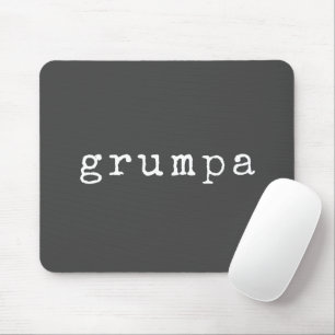 Grumpa   Funny Grumpy Grandpa in Black and White Musmatta
