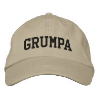 Grumpa | Funny Grumpy Grandpa in Black