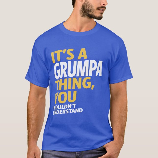 Grumpa Sak T Shirt (Framsida)