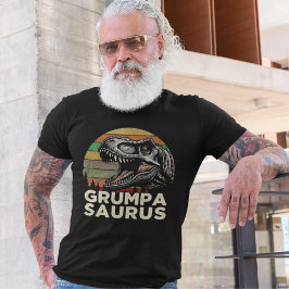 Grumpa Saurus Dinosaur Father's day T Shirt
