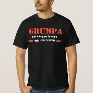 Grumpa som en vanlig morfar... t shirt