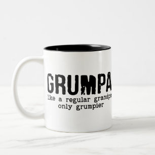 Grumpa Två-Tonad Mugg