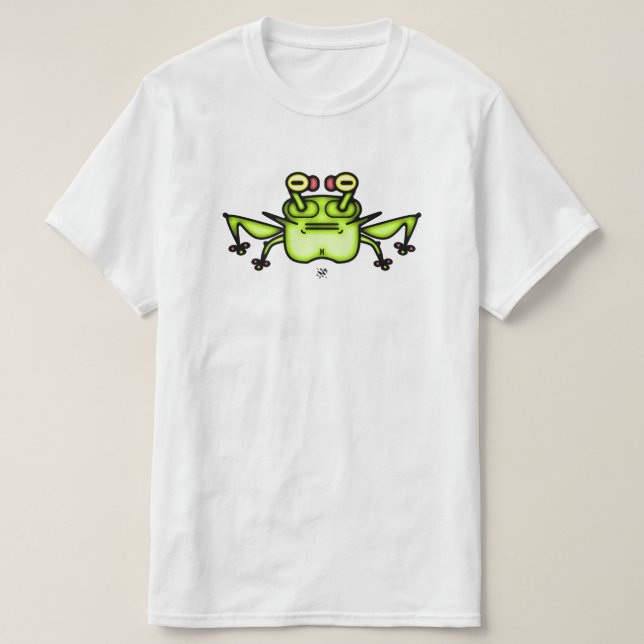 Grumpad udda grodyngel v2 t shirt (Design framsida)