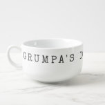 Grumpa's Ice Cream for Grumpy Grandpa Funny Gift Soppmugg<br><div class="desc">Grumpa's Ice Cream for Grumpy Grandpa Funny Gift Kopp för Soppa</div>