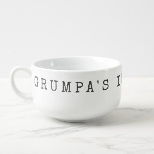 Grumpa's Ice Cream for Grumpy Grandpa Funny Gift Soppmugg