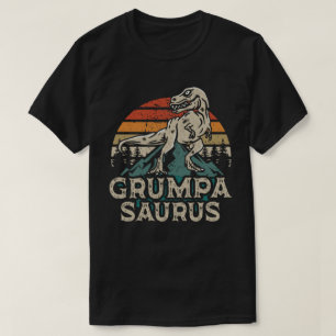 Grumpasaurus Dinosaur Farfar Fars Dag T Shirt