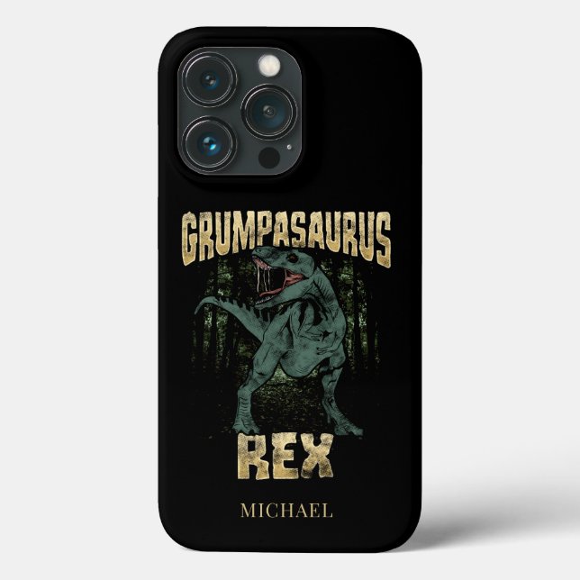 Grumpasaurus Rex Dinosaur T Rex Grandpa (Baksida)