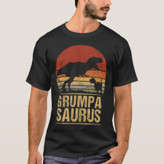GrumpaSaurus Rex Family Dinosaur T-Rex Dino Brothe T Shirt