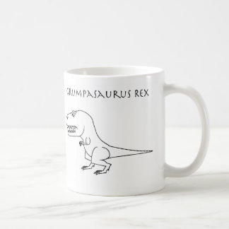 Grumpasaurus Rex skissar muggen Kaffemugg