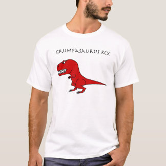 Grumpasaurus röda Rex Tee Shirt