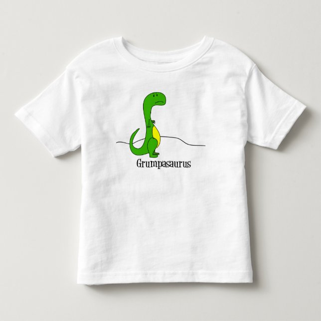 Grumpasaurus T-tröja Tröja (Framsida)