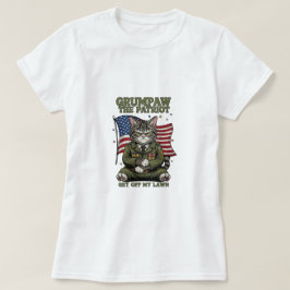Grumpaw Patriot - Arg Cat T-Shirt