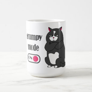 Grumpläge på lustig tjock-kaffe mugg