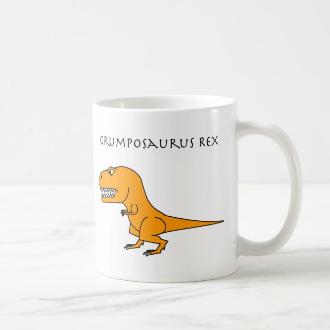 Grumposaurus Rex orange mugg (Höger)