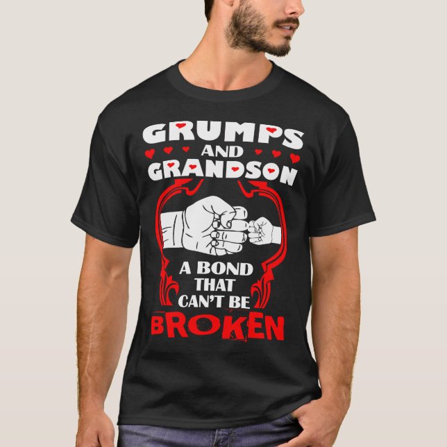 Grumps och sonsonförbindelsen, som Cant, är brutna T Shirt (Framsida)