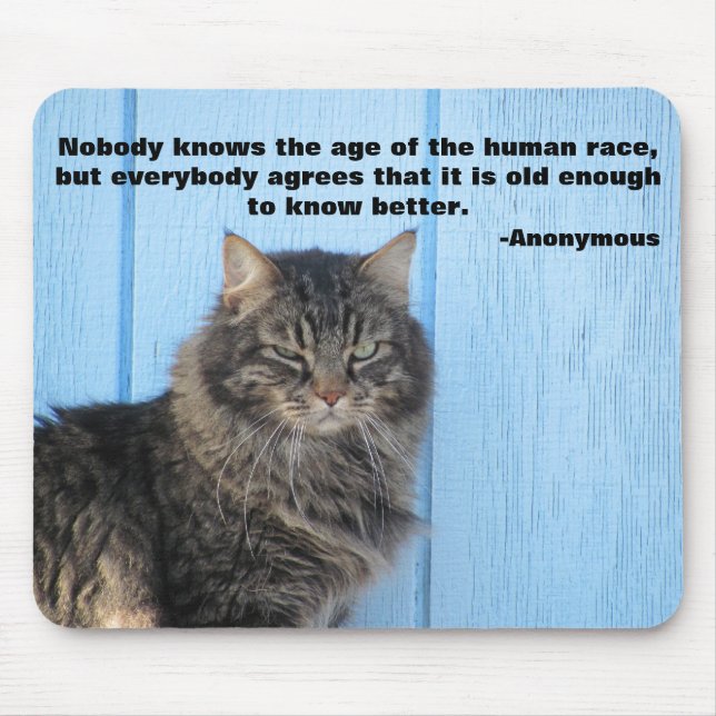 Grumpy ängel med anonymt citationstecken musmatta (Framsidan)