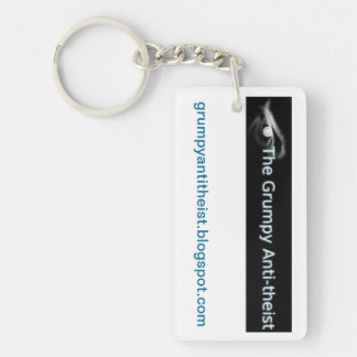 Grumpy Anti-theist keychain