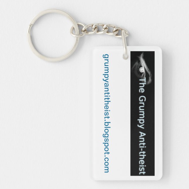 Grumpy Anti-theist keychain (Framsidan)