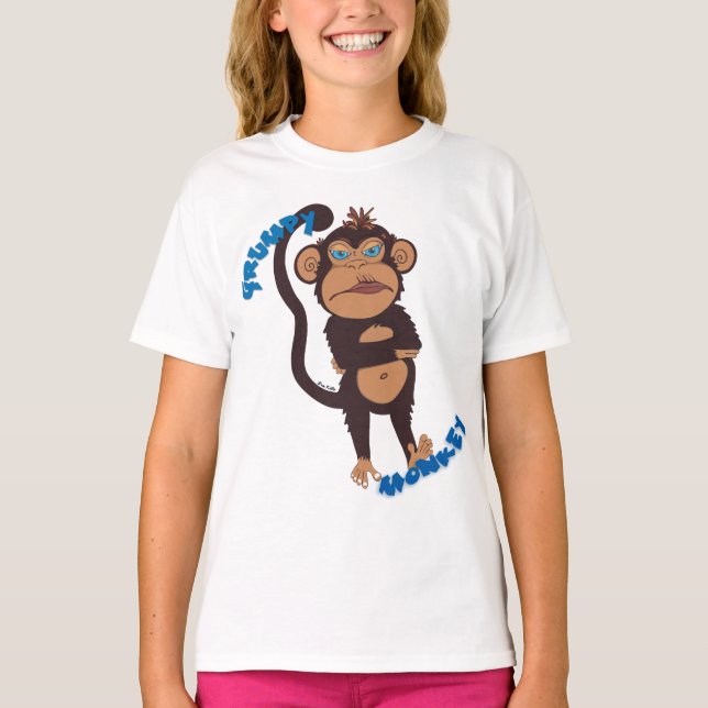 Grumpy apa t shirt (Framsida)