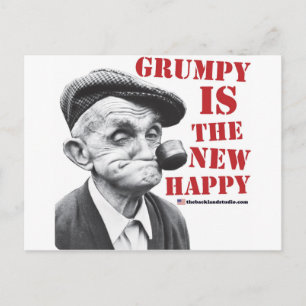 Grumpy är den nya lycklig vykort