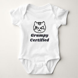 "Grumpy Auktoriserad" Lusande minnesdesign för kat T Shirt