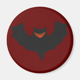 Grumpy Bat Halloween-magnet Magnet