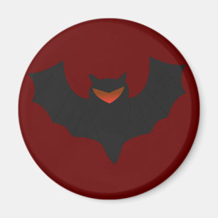 Grumpy Bat Halloween-magnet Magnet