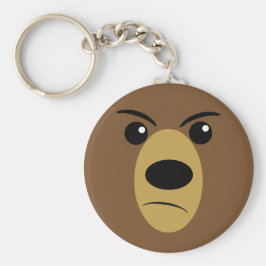 Grumpy Bear Ansikte Nyckelring
