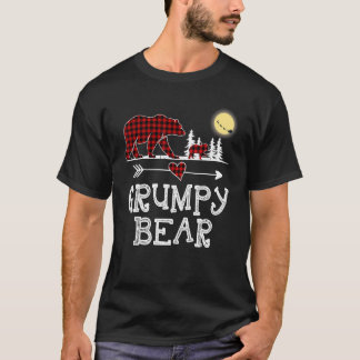 Grumpy Bear-jul Pajama Red Play Buffalo för T Shirt