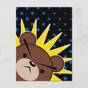 Grumpy Bear Roar Vykort