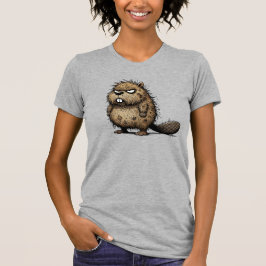 Grumpy Beaver Crusty men Söt! T Shirt