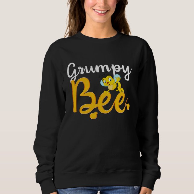 Grumpy Bee Matching Family First Bee Day Outfits T Shirt (Framsida)