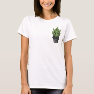 Grumpy Biker Ormplante i Taggig Läderjacka T Shirt