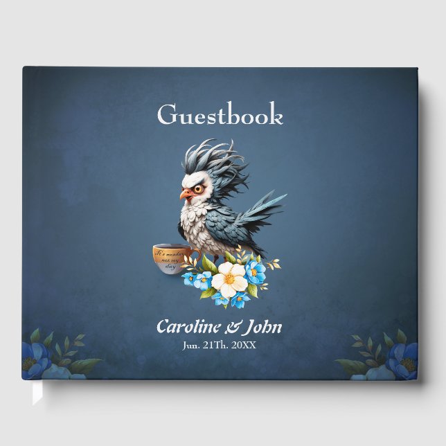 Grumpy Bird på måndag. Gästböcker (Framsida)