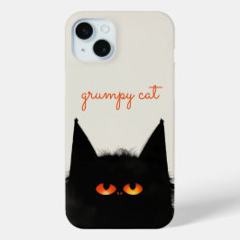 Grumpy Black Cat