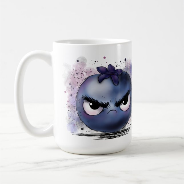 Grumpy Blueberry Kaffemugg (Vänster)