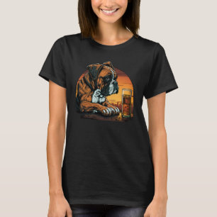 Grumpy Boxer Drinks Whisky 1 T Shirt