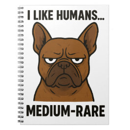 Grumpy Bulldog. Antisociala djur Anteckningsbok