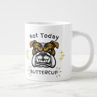Grumpy Bulldog Cup, Dog Lover Gift Idea, Pet Humor Jumbo Mugg