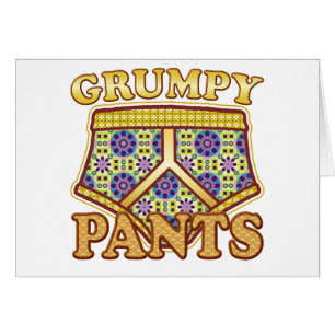 Grumpy byxor v2 hälsningskort
