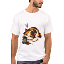 Grumpy Calico Katt - Kaffe talade