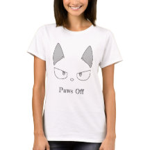 Grumpy Cat Ansikte T-Shirt - "Tassar Av!"