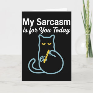 Grumpy Cat Attityd – Tyst Närvaro Rolig Katt Kort