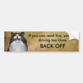 Grumpy Cat Back Off Klistermärke Mall