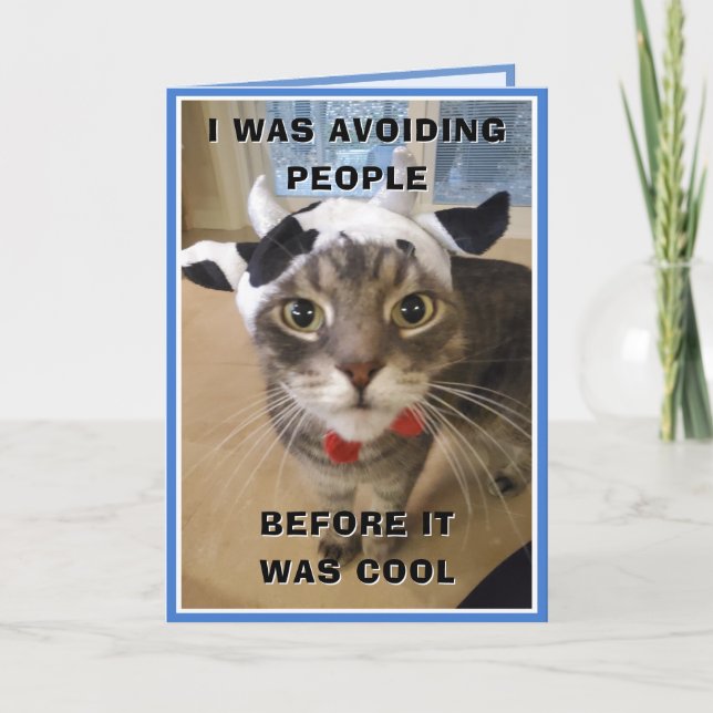 Grumpy Cat Birthday Card Kort (Framsida)