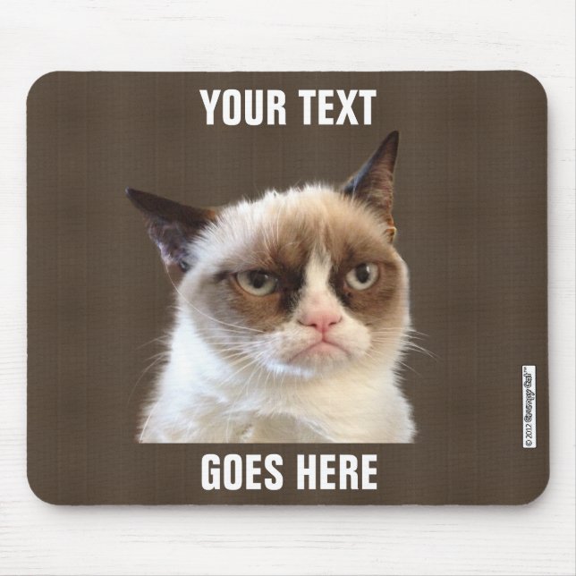 Grumpy Cat™ design din egna Mousepad Musmatta (Framsidan)