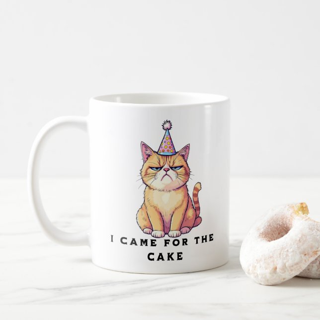 Grumpy Cat Födelsedag Kaffemugg (Med munk)