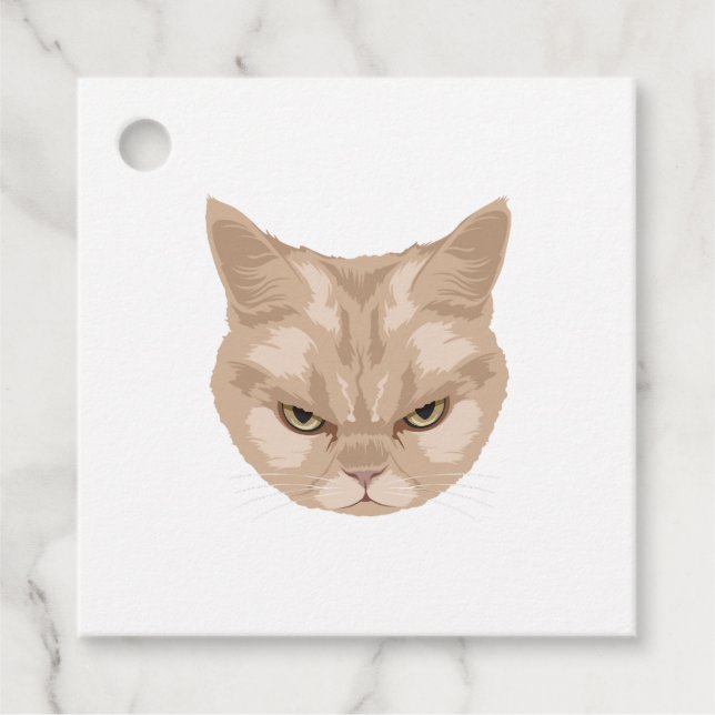 Grumpy Cat Gåvor Etiketter (Framsida)