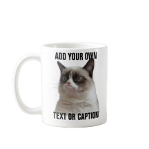 Grumpy Cat Glare - lägg till din egen text