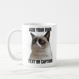 Grumpy Cat Glare - lägg till din egen text Kaffemugg
